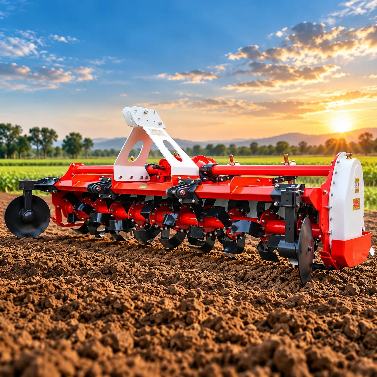 5ft to 9ft Tractor Rotavator & 4-Speed Gearbox